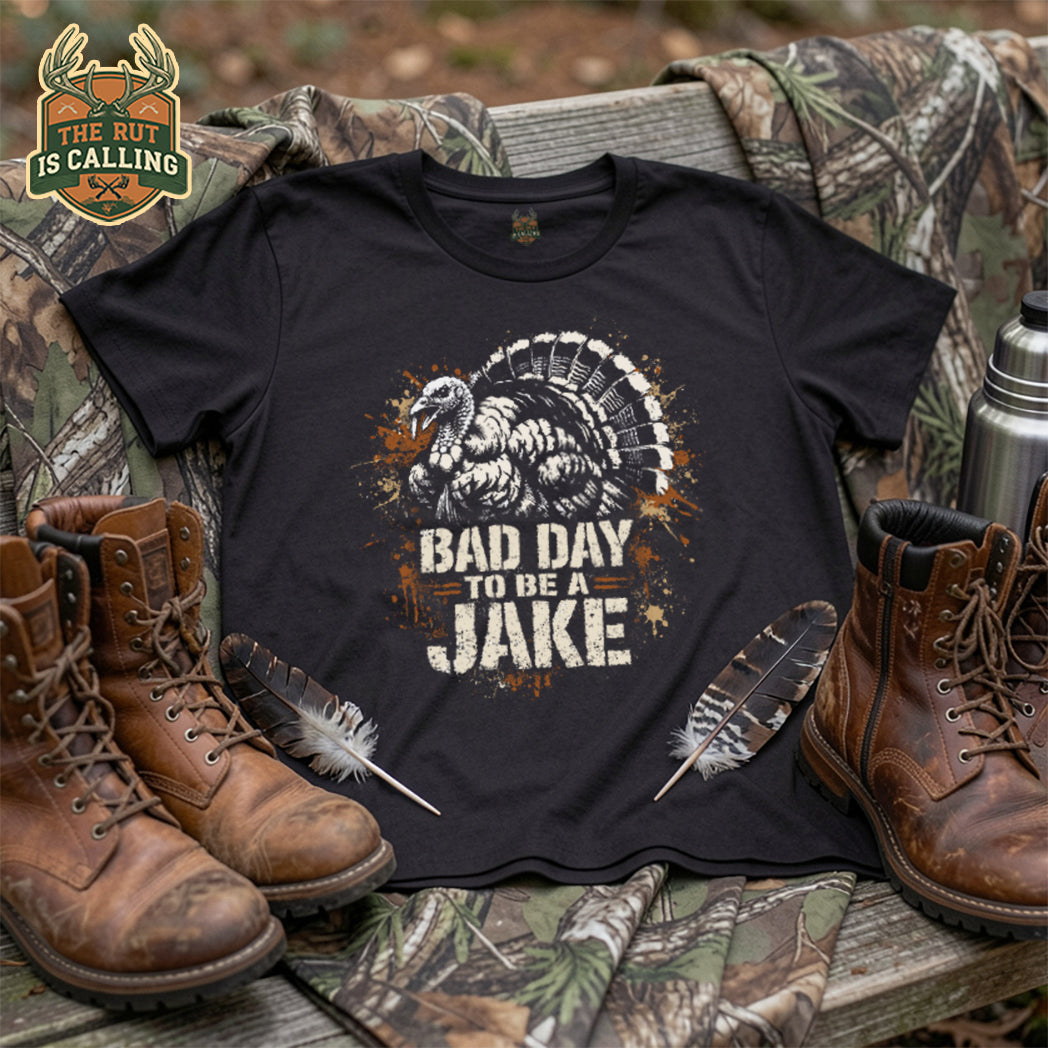 Bad Day to Be A Jake Turkey Season Hunter Hunting Camouflage T-Shirt