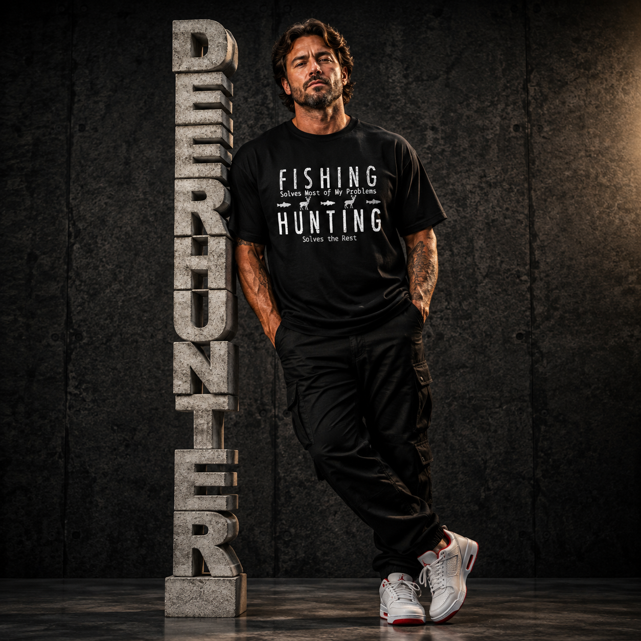 Fishing, Hunting, Gift, Hunting T-Shirt