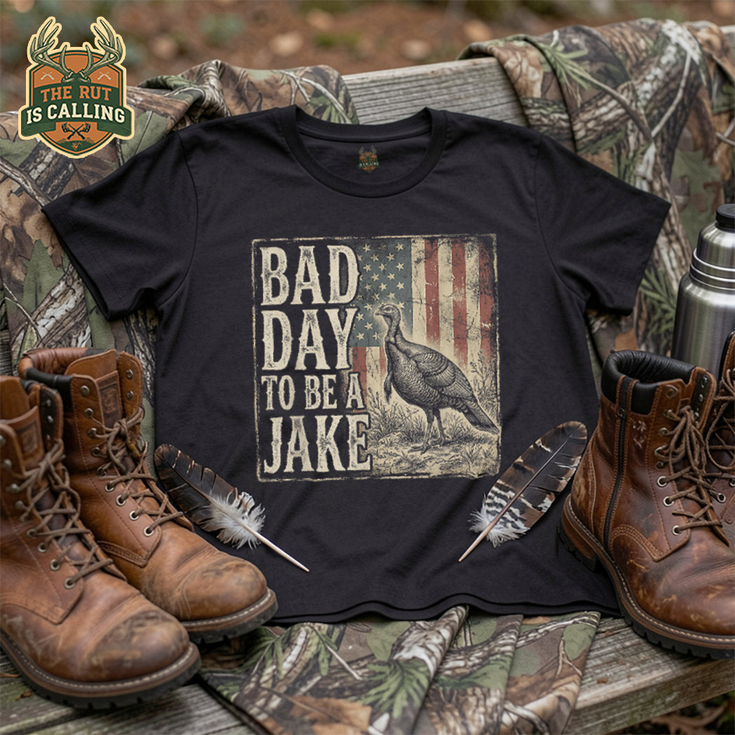 Bad Day to Be A Jake Tshirt Hunting Hunter Turkey Animal T-Shirt 1