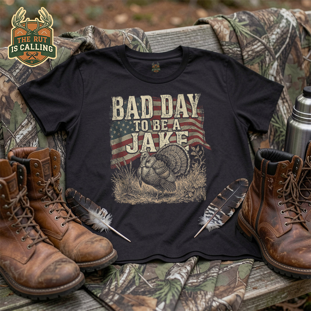Bad Day to Be A Jake Tshirt Hunting Hunter Turkey Animal T-Shirt 3