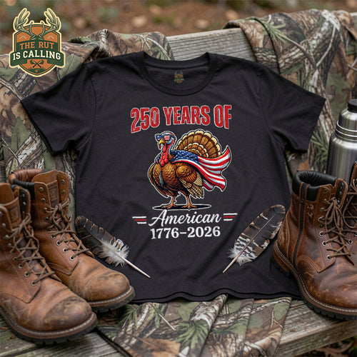 Bad Day to Be A Jake Turkey Hunter USA Flag 4th of July T-Shirt