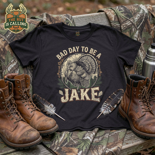 Bad Day to Be A Jake Turkey Season Hunter Hunting Vintage T-Shirt