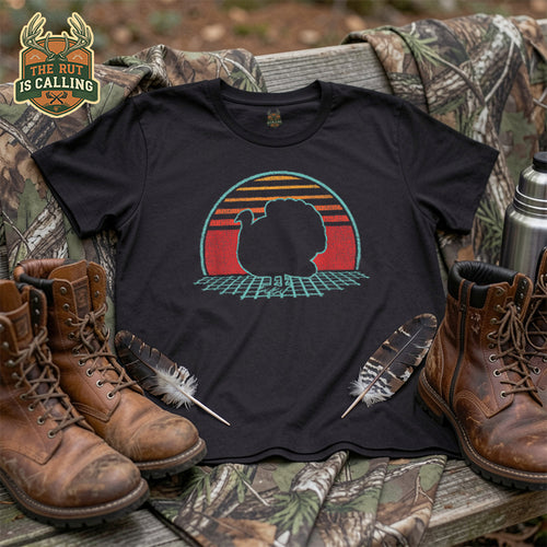 Turkey Lover Thanksgiving Animal Retro Vintage 80s Style T-Shirt